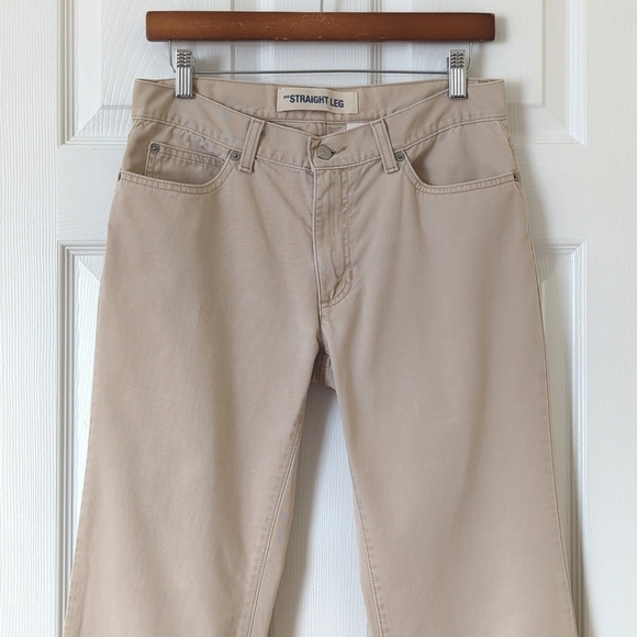 Gap 2002 Y2K Vintage Twill Cotton Mid Rise Straight Leg Chino Pants Beige 8 - Picture 2 of 14